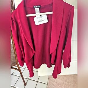 Wine Red Blazer By Heimish USA. Size Medium